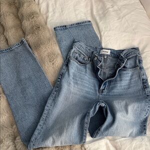 NEW PISTOLA Cassie Super High Rise Straight Jeans